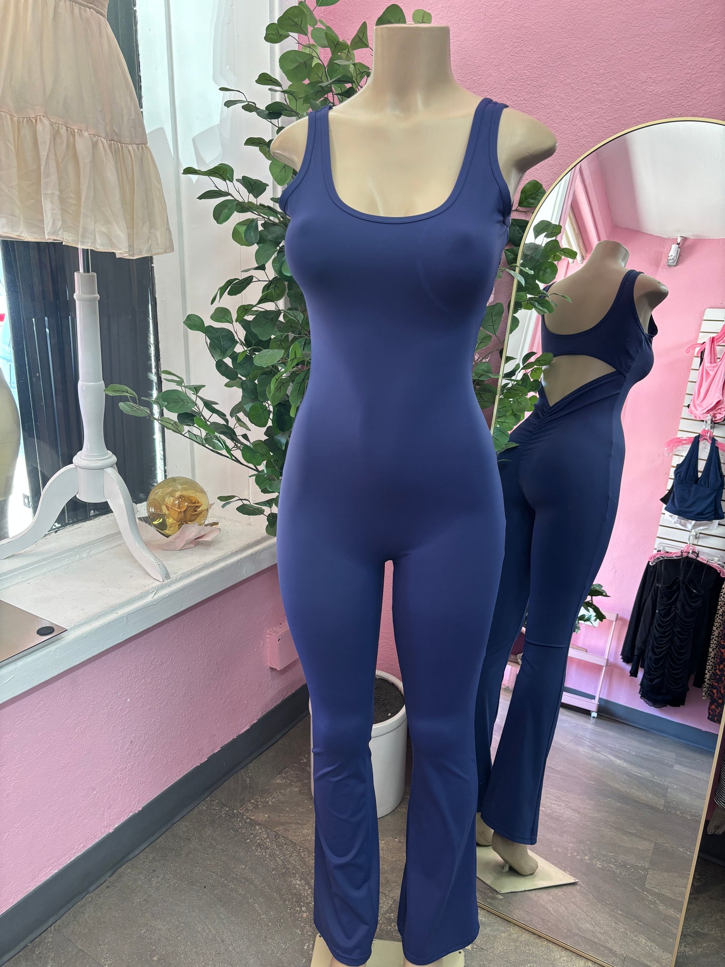 Scrunch back jumpsuit