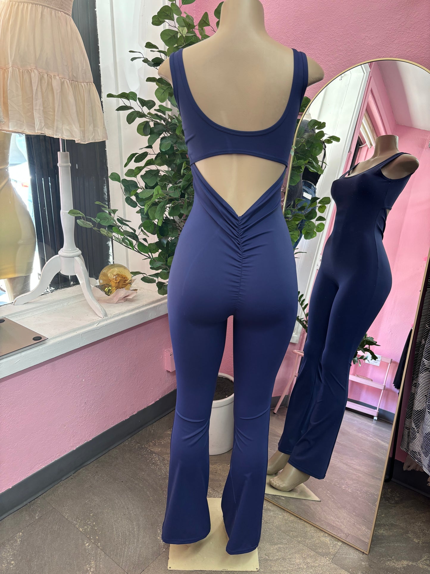 Scrunch back jumpsuit